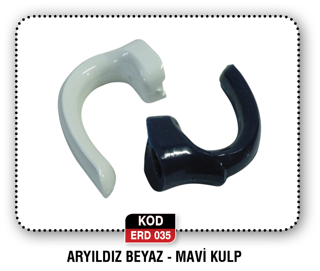 ARYILDIZ BEYAZ - MAVİ KULP  ERD 055